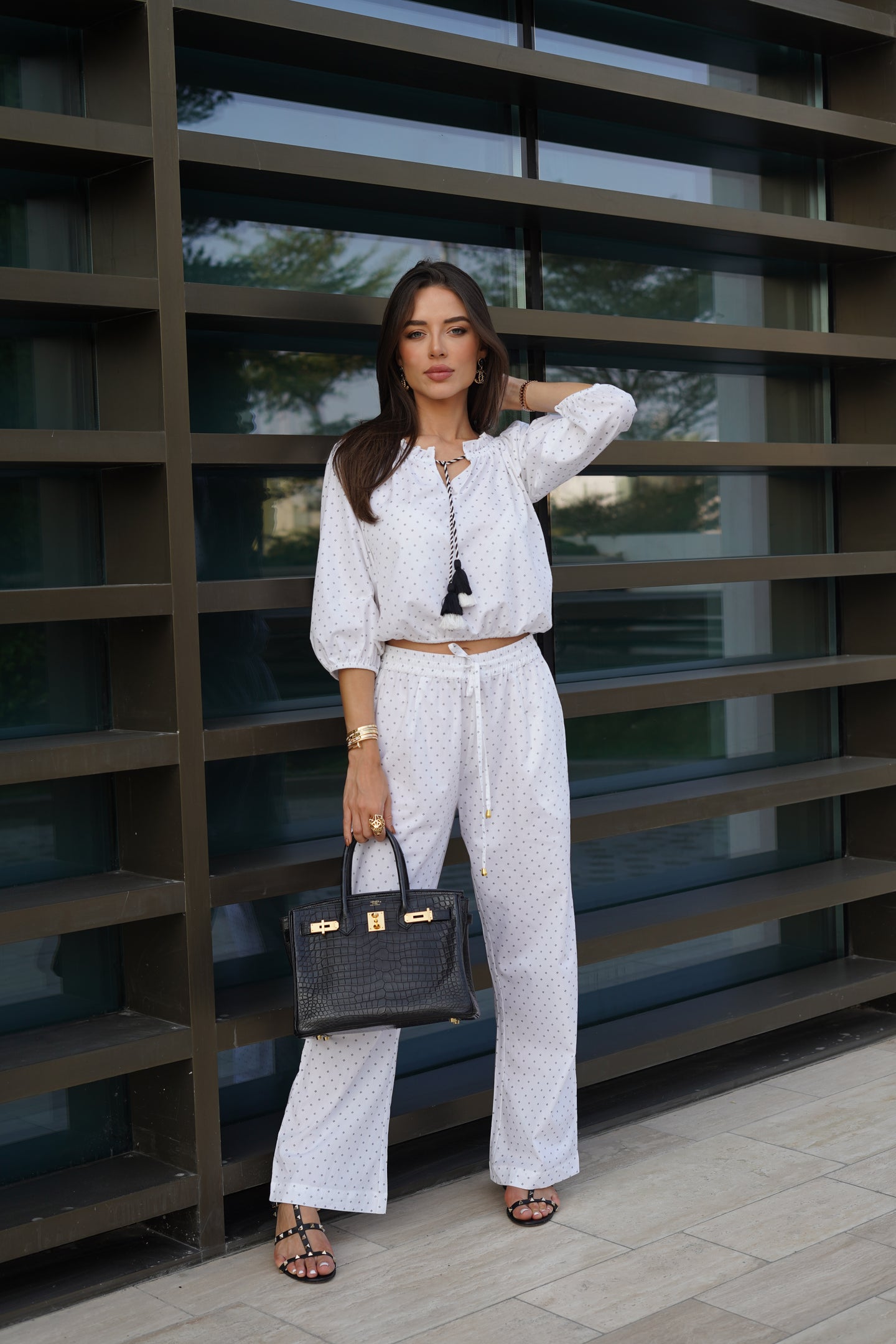 Morocco Long Sleeve Pants Set